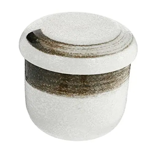 Produktbild: TOPBATHY 2 Stk Suppentasse Kleine Dampfsuppenschüssel Salat Suppenschüssel Japanische Teetasse Miso-suppenschale Mit Deckel Tassen Mit Deckel Dampf Suppenschüssel Kochschalen Weiß Keramik
