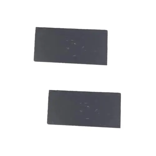 Produktbild: TOPBATHY 2 Stück Pizza Tablett Sushi Platte Rechteckige Platten Schwarze Käseplatte Steinplatten Rechteckiges Natürliches Tablett Steinplatte Rechteckiges Tablett Steinplatte