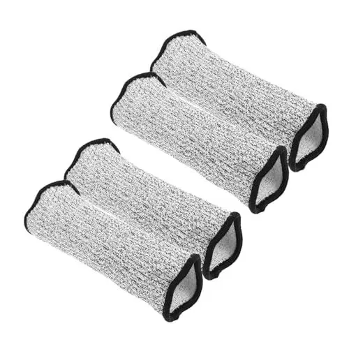 Produktbild: TOPBATHY 2paare Schnittfeste Armstulpen Aus Hochfestem Material Für Outdoor-Camping Und Holzarbeiten Atmungsaktiv Elastischer Passform Für Langanhaltenden Schutz