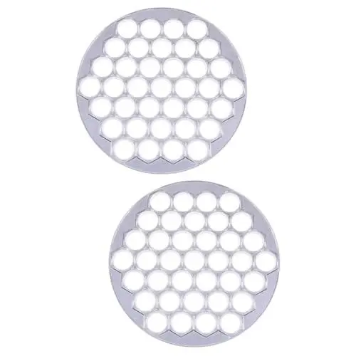 Produktbild: TOPBATHY 2st Knödelform Aus Legierung Diy-werkzeuge Die Maschine Raviolipresse Russischer Knödelhersteller Formen Für Knödelmacher Ravioli-stempelpresse Pasta Pala Metall