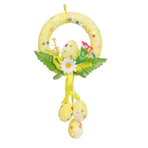 Produktbild: TOPBATHY 2 Stücke Ostern Ornament Kranz Garland Ostern Decor Handwerk Dekoration für und Mädchen Tür Fenster Urlaub