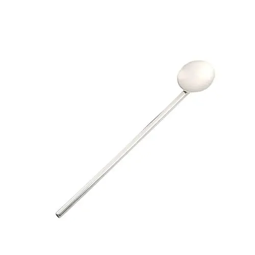 Produktbild: TOPBATHY Trinkhalmlöffel Nestlöffel Aus 304 Edelstahl Mehrzwecklöffel für Tee Desserts Bürogebrauch