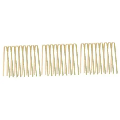 Produktbild: TOPBATHY 30 Stk Kaktus Zange Küche Gartenbedarf Futterzange Für Eidechsen Gartenarbeit Transplantierte Zange Pflanzclip Buffetzange Wurstzangen Salatzange Rutschfest