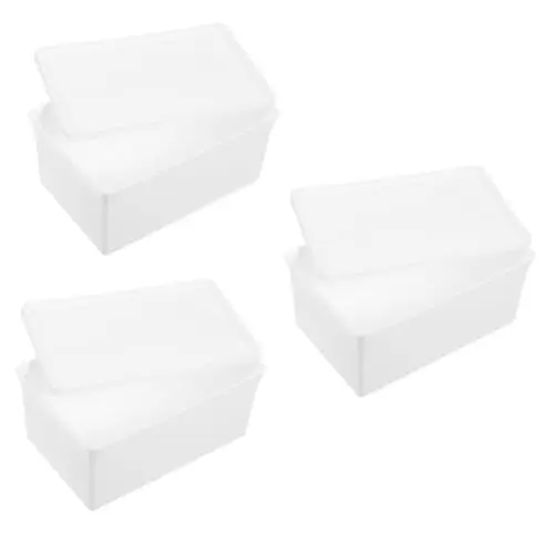 Produktbild: TOPBATHY 3Er-Box Aufbewahrungsbox für Waschmittel Eimer mit großem Fassungsvermögen Kanister für Waschmittel homeorganisation easy putz Waschmittelflüssigkeit Eimer für Waschpulver Plastik