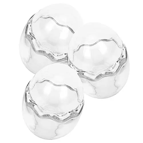 Produktbild: TOPBATHY Eierschalen-puddingbecher Dessertbehälter Aus Glas 100 Ml Mikrowellen- Ofen- Und Gefriergeeignet Spülmaschinenfest