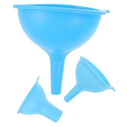 Produktbild: TOPBATHY 3-teiliges Silikon-trichter-set Küchentrichter-sieb-set Öltrichter Safttrichter Für Flaschen Konserven Kochen Einfach Zu Befüllen Langlebig