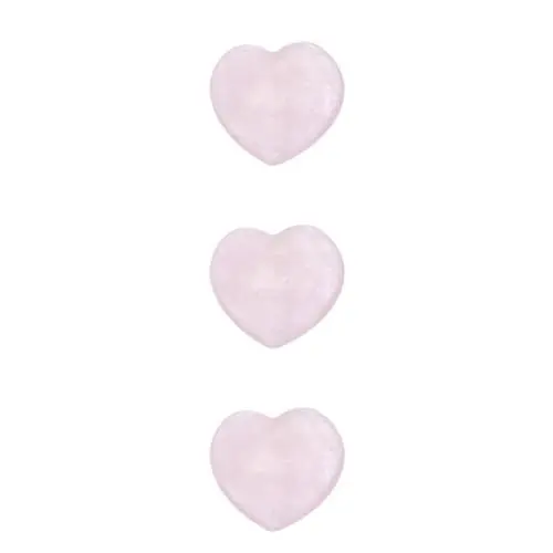 Produktbild: TOPBATHY 3St edelstein anhänger Edelsteinanhänger Heilender Quarzanhänger Kristallherzanhänger hochzeitsdeko Heilsteine Kristallstein Quarzstein Boutique Halbedelsteine Rosenquarz