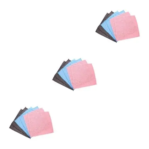 Produktbild: TOPBATHY 3 Sätze Waffel-spültuch Küchentücher Spültücher Mikrofasertucher Baumwolltücher Trockentücher Handtuch Waschen Geschirrtücher Für Die Küche Waschlappen Superfeine Faser 6 Stück * 3