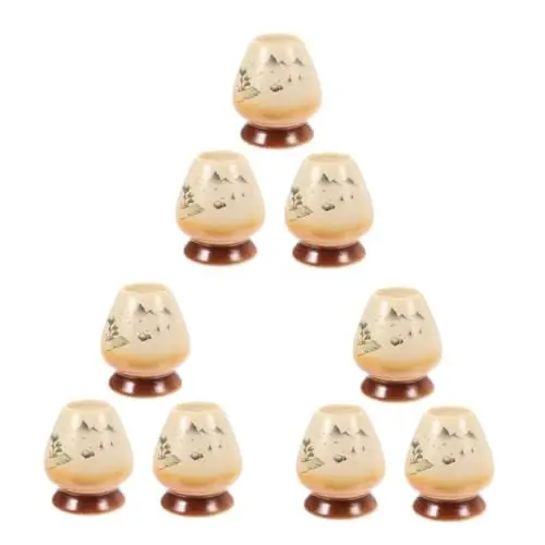 Produktbild: TOPBATHY 3 Teiliger Tee Schneebesen Aus Keramik Passender Chinesischer Dekorhalter Teezeremonie Utensilien Zum Eingießen Der Teezeremonie Starter Traditionelle Schüssel Japanischer