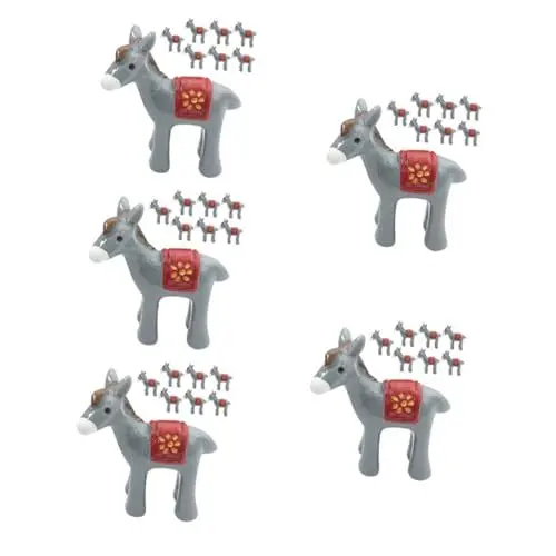 Produktbild: TOPBATHY 40 Stück Kleiner Esel Mikro Landschaft Mini Tierfiguren Dekor Mini Esel Figuren Kleine Esel Statuen Für Den Garten Winzige Tier Esel Statue Aus Harz Esel Dekorationen Aus