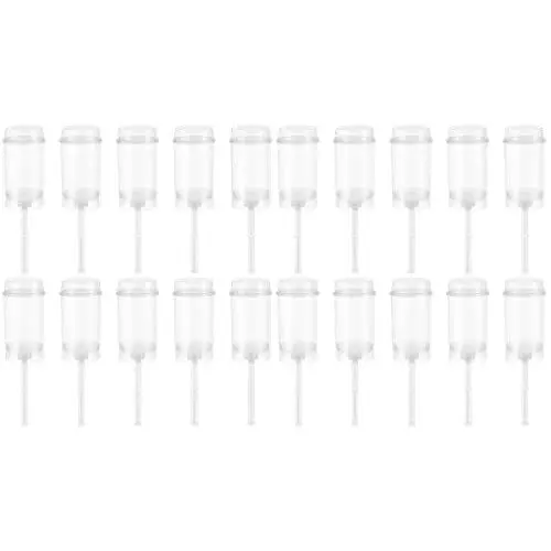 Produktbild: TOPBATHY 40Stück transparente Push-Behälter runde Form Kuchenschieber Kunststoffbehälter mit Deckel, Kuchenhalter Kuchenständer für Küche, Bäckerei, DIY, Kuchen, Push-Pops