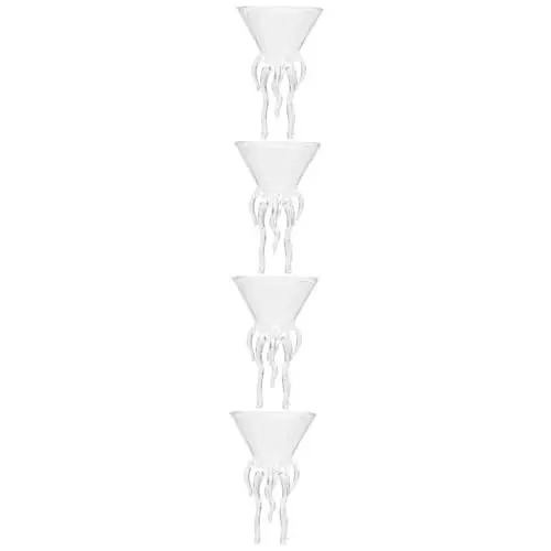 Produktbild: TOPBATHY 4 Stück -Cocktailglas Weingläser Glasbecher Oktopus aus Glas Trinkgläser aus Kristall Cocktailgläser Whisky-Gläser Glas Gläser Cocktailbecher ohne Griff Kelch Wiederverwendbar