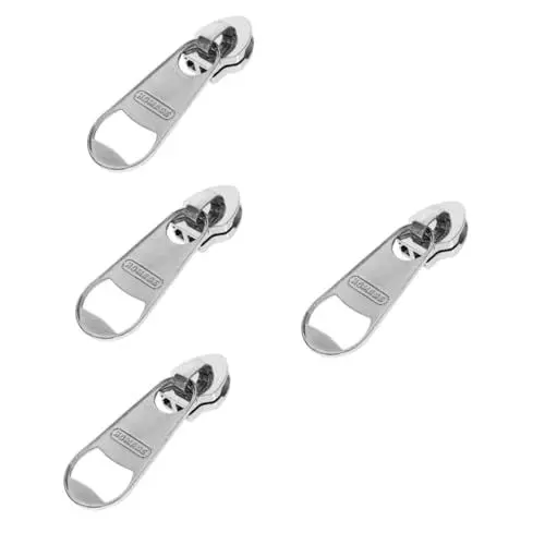 Produktbild: TOPBATHY 4 Stück Flaschenöffner Korkenzieher kühlschrankmagnete opener Elektrowerkzeuge elektrische Dosenöffner Manueller Bieröffner tragbarer Bieröffner magnetisch Reißverschluss Moutai