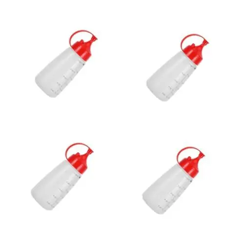 Produktbild: TOPBATHY 4 Stück Gewürzflaschen Soßenbehälter Quetschflaschen Kleine Spritzflasche Gewürzbehälter Spritzflaschen Für Sirup Honig Quetschflasche Spritzflaschen Mit Deckel Aus