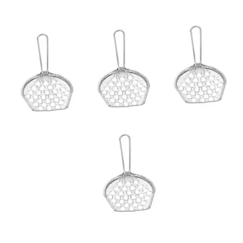 Produktbild: TOPBATHY 4 Stück Liangpi-Hobel stainless steel ausstecher rentier Spätzlehobel Werkzeug Gelee kalter Nudelschneider Lebensmittelschaber für die Küche Haushalt Seidenkratzer Spinner Gnocchi