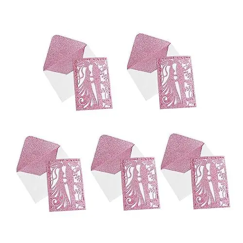 Produktbild: TOPBATHY 5 Stücke Hochzeit Einladung Karten Design Für Sitckers Für Hochzeit Dekorationen