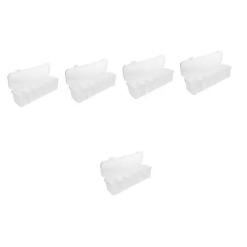 Produktbild: TOPBATHY 5St für Teebeutel Zuckerbeutel Halter Teebeutel Teebeutel Brust Tee- und Kaffeeorganisator Teebeutelbehälter Hause Teebeutel Fall pp Transparent