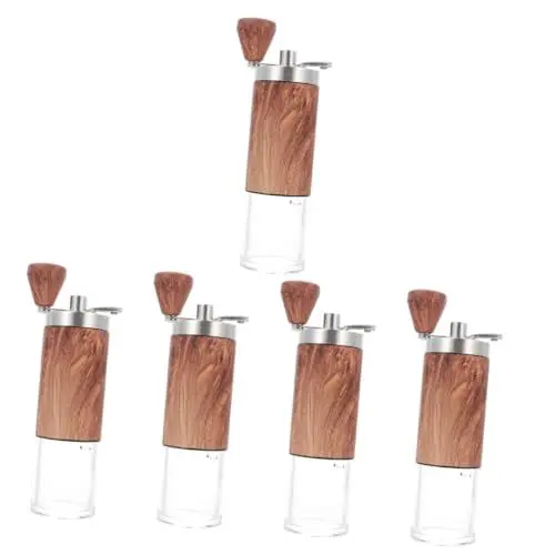 Produktbild: TOPBATHY 5st Manuelle Kaffeemaschine Bohnenmühle Espressomaschine Für Zuhause Hausmühle Kaffeemaschinen Für Zu Hause Kaffeebohnen-mixer Heimwerkzeuge Retro-espressomaschine Edelstahl 304