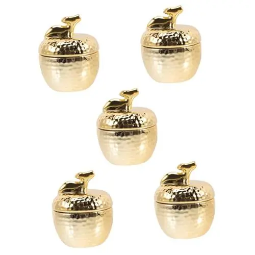 Produktbild: TOPBATHY 5st Multifunktionales Bonbonglas Kanister Aus Goldkeramik Bonbonglas Für Den Haushalt Multifunktionaler Süßigkeitenbehälter Gewürzbehälter Keksdose Keksbehälter Süssigkeit Zubehör
