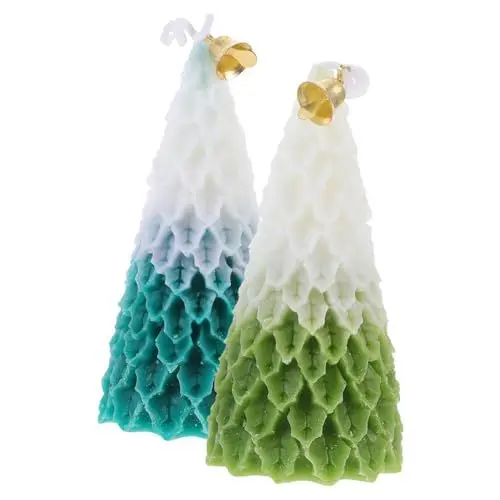 Produktbild: TOPBATHY 6 STK Weihnachtsbaumkerzen Flammenlose Christbaumkerzen Duftkerzendekor-Requisiten weihnachtgeschenkideen Geschenkideen Weihnachten Weihnachtsdekorationen Christbaumschmuck