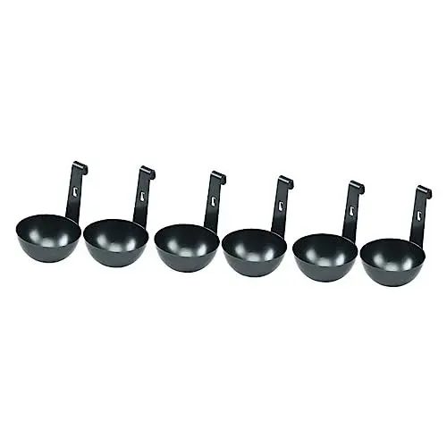 Produktbild: TOPBATHY 6 Stk Eierkocher Kocher Für Pochierte Eier Halter Für Küchenutensilien Dampfgartopf Aus Edelstahl Küchenutensilienhalter Ei-kochgeschirr Eierringe Rostfreier Stahl Kelle Haushalt