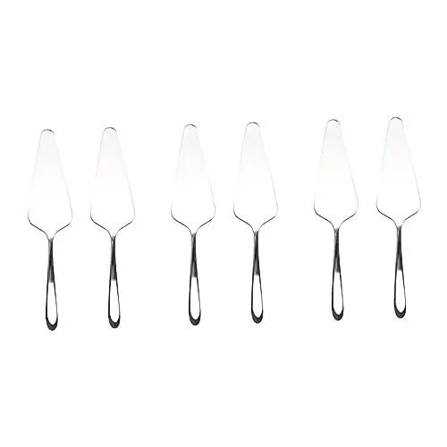 Produktbild: TOPBATHY 6 STK Tortenheber Kuchenschaufel Hochzeitstorte Lebensmittelwender Backen Kuchenspatel Utensil Pizza Schälen Frittierte Kuchen Geschirr+Sets Braten Rostfreier Stahl Besteck