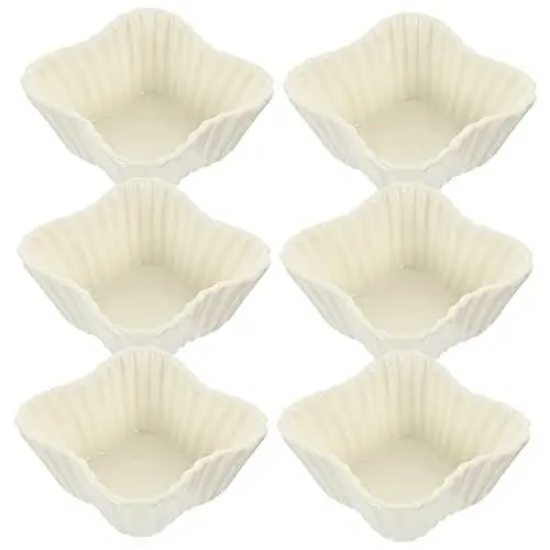 Produktbild: TOPBATHY 6stücke Teiliges Set Aus Einfachen Quadratischen Keramikschalen Dipschalen Für Sojasauce Snacks Und Gewürze Für Zuhause Restaurants Und Feiern