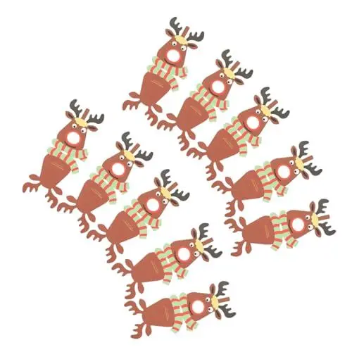 Produktbild: TOPBATHY 75 STK Lutscherpapierkarte weihnachtslutscher Dekorationen Weihnachtslutscherhalter aus Papier DIY weihnachtshandwerk weihnachtsdeko Weihnachts Party Weihnachtslutscher-Papierkarte
