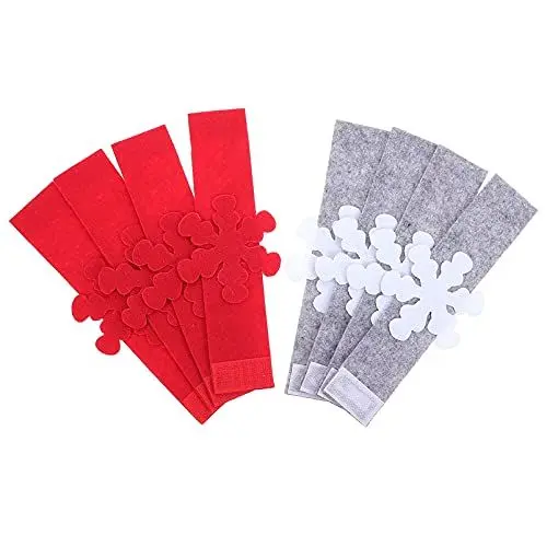 Produktbild: TOPBATHY 8stücke Teiliges Weihnachts-Snowflake Serviettenringe Für Festliche Tischdekoration Geeignet Für Dinner Feiern Und Besondere Anlässe