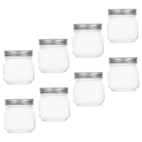Produktbild: TOPBATHY 8St Vorratsglas für Marmelade lagercontainer vorratsbehälter kleines Gewürzglas Mini-Gläser Einmachgläser leere Gläser Glasbehälter Schatz Vorratsdose Keksdose Lagertank Honigtopf