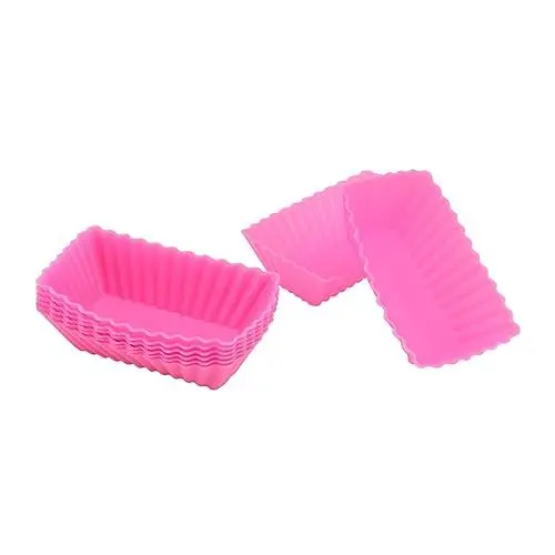 Produktbild: TOPBATHY 8stücke Quadratische Silikon-backformen Cupcake-becher Antihaft-beschichtung Hitzebeständig Backformen Küche Und Backofen