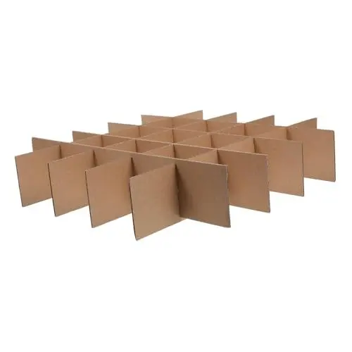 Produktbild: TOPBATHY 8er-Box Trennwände Für Versandkartons Große Umzugskartons Trennwände Aus Pappe Für Kartons Umzugskartons Aus Pappe Umzugskartons Für Die Küche Glastrenner-Kits Papier Light Brown