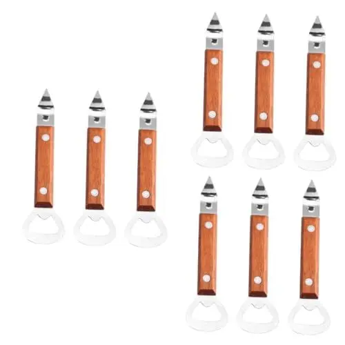 Produktbild: TOPBATHY 9 Stk Flaschenöffner Elektrischer Weinöffner Bieröffner Dosenabzieher Elektrische Dosenöffner Korkenzieher Dosenöffner Elektrisch Gallone Krug Schokoriegel Haushalt Moutai Bambus