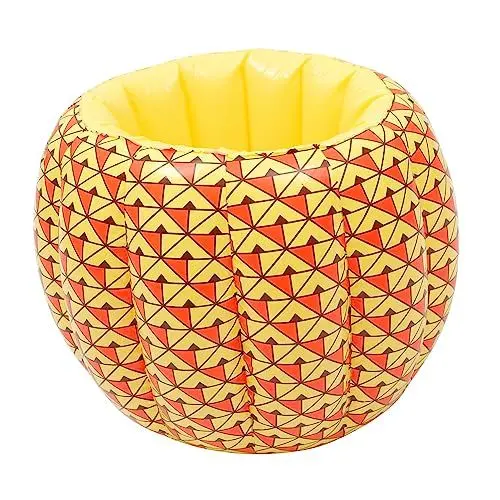 Produktbild: TOPBATHY Ananas Eiskübel Eiskübel Für Schwimmbad Aufblasbarer Weinkühler Aufblasbarer Eiskübel Pvc Weinkübel Für Pool Aufblasbarer Eishalter Aufblasbarer Bierkühler Pvc Eiskübel