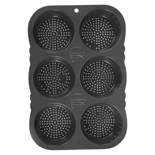 Produktbild: TOPBATHY Muffinbleche Aus Silikon Leicht Zu Entformen Zu Reinigen Grau Vielseitige Cupcake-backform für Den Heimgebrauch