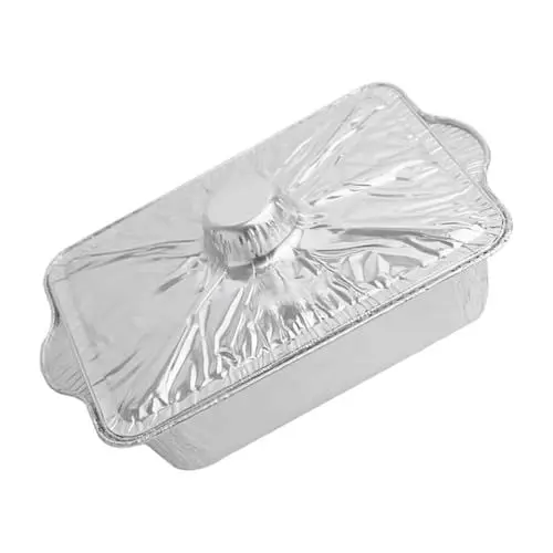 Produktbild: TOPBATHY Blechpfanne Restebehälter Einwegartikel Camping-Folientopf backblech einmalbesteck Brotbackofen Backformen Heißluftfritteuse Lebensmittel-Backtopf Mikrowelle Grill Verpackung Liner