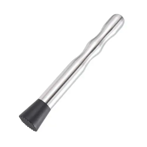 Produktbild: TOPBATHY Edelstahl Cocktail Muddler Kunststoff Crushed Ice Muddler Für Bar Werkzeuge Für Zitrone Muddling Hitzebeständig Und