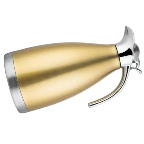 Produktbild: TOPBATHY Doppelwandiger Isolierter Edelstahlkessel Gelb 2 L Stilvolle Thermoflasche