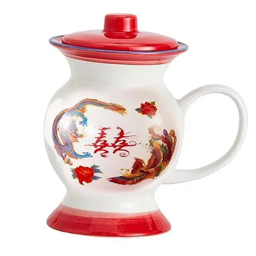 Produktbild: TOPBATHY Getränkebecher mit Deckel alte Kaffeetasse Cappuccino-Tassen personalisierte mutterpasshülle personalisiert Wassergläser Kaffeebecher Blumen-Teetasse Büro-Trinkbecher mit Deckel