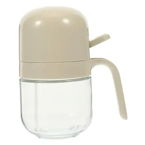 Produktbild: TOPBATHY Ölsprühflasche – Soßenaufbewahrung in Der Küche Automatischer Ölspender Glasausguss Pp-edelstahl-silikon Auslaufsicheres Glas