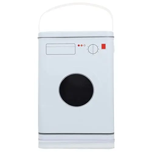 Produktbild: TOPBATHY Groß Waschmaschine Form Metall Aufbewahrungsbox Beh?lter mit Deckel Waschmittel Waschmittel Pulver Lagerung Blechdose Kanister Beh?lter Sonnenbrüche Halter Waschen Pulver Container