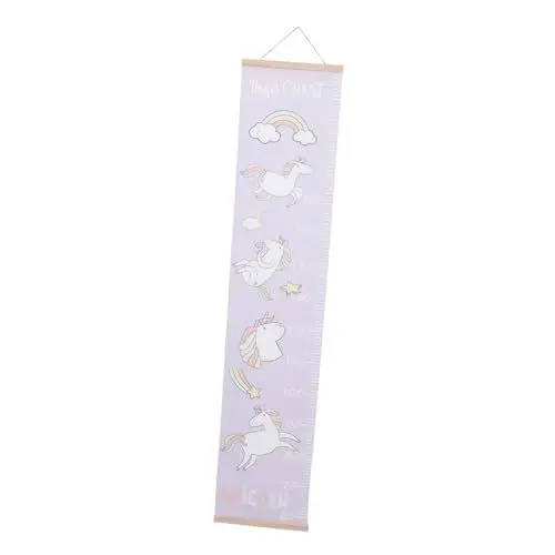 Produktbild: TOPBATHY Kinderzimmer Höhenlineal Kinder Höhenwandtafel Schlafzimmer Dekoration Einhorn Höhentafel Wachstumshöhentafel Kinder Wachstumstafel Kinder Wachstumstafel Wandbehang