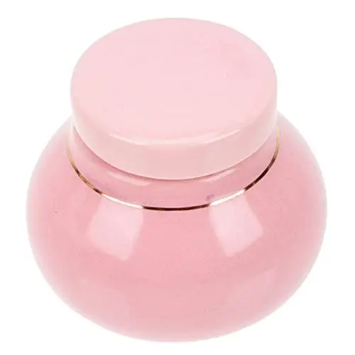 Produktbild: TOPBATHY Kosmetik Behälter Kosmetische Tiegel Keramik Leer Döschen Reise Cremedose mit Schraubverschluss Leerdose Nachfüllbare Behälter Puderdose für Creme Lotion Masken Kosmetik Nagelkunst 55ml