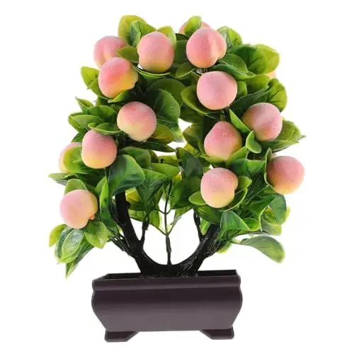 Produktbild: TOPBATHY Mini-topfpflanze Künstliche Früchte Künstliche Blumen Pflanzentopf für Die Raumdekoration Topfpflanzen Kunstpflanzen