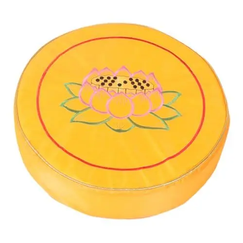 Produktbild: TOPBATHY Meditationskissen Yoga-Kissen Großes Bodenkissen Meditations-Boho-Kissen Japanisches Bodenkissen Yogakissen Zum Sitzen Boden-Yoga-Sitz Yoga-bodenkissen Yoga-sitzkissen Yellow Stoff