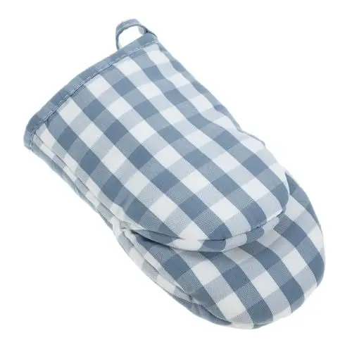 Produktbild: TOPBATHY Plaid Ofenhandschuhe Baumwolle Hitzebeständige Isolierte Mikrowellen Und Backhandschuhe Für Küchenausstattung Für Sicheres Kochen Und Backen