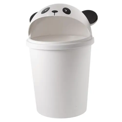 Produktbild: TOPBATHY Niedlicher Pandakorb Mülleimer Für Den Innenbereich Mit Deckel Abfalleimer Für Den Außenbereich Große Kapazität Japanischer Mülleimer Mülleimer Für Das Badezimmer