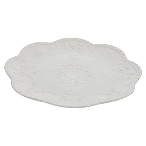 Produktbild: TOPBATHY Steakplatte Rund Dekorative Servierplatte Wurstplatten Keramik-speiseteller Abendessen-zubehör