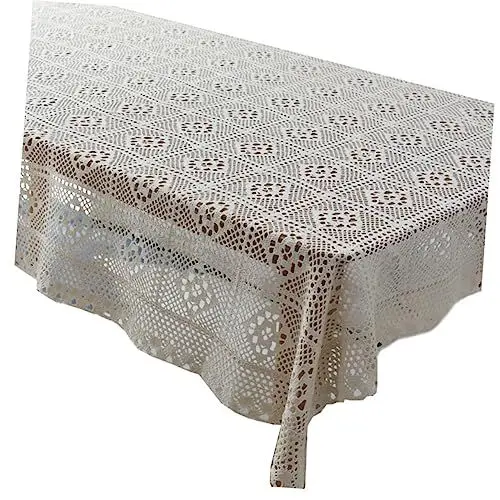 Produktbild: TOPBATHY Polyester-tischdecke Für Partys Dekorative Tischdecke Gewebte Tischdecke Im Landhausstil