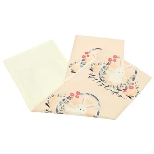 Produktbild: TOPBATHY Tischläufer Zu Ostern Kaninchen Tischläufer Sticktischläufer Dekorative Tischdecke Esstisch Platzsets Tischläufer Kommode Frühlings Tischdecke Flachs Bankett Tortenspitze Hase